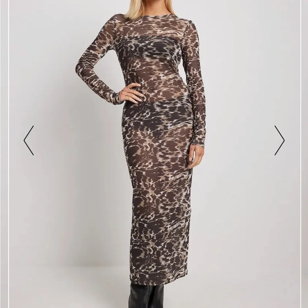 Tight Mesh Midi Dress - Picture 4 of 7